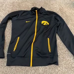 Iowa Hawkeye Nike Dri-Fit Zip Sweatshirt